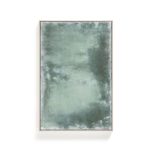 Абстрактная картина Selnar зеленая 60 x 90 см