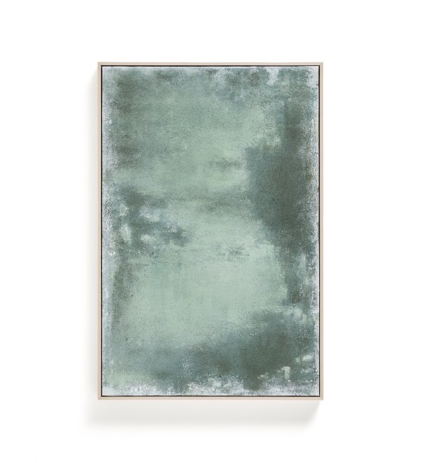 Абстрактная картина Selnar зеленая 60 x 90 см