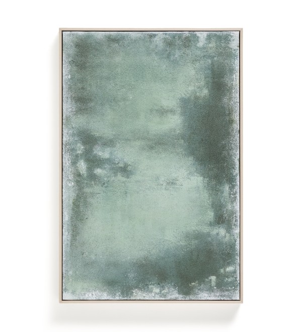 Абстрактная картина Selnar зеленая 60 x 90 см
