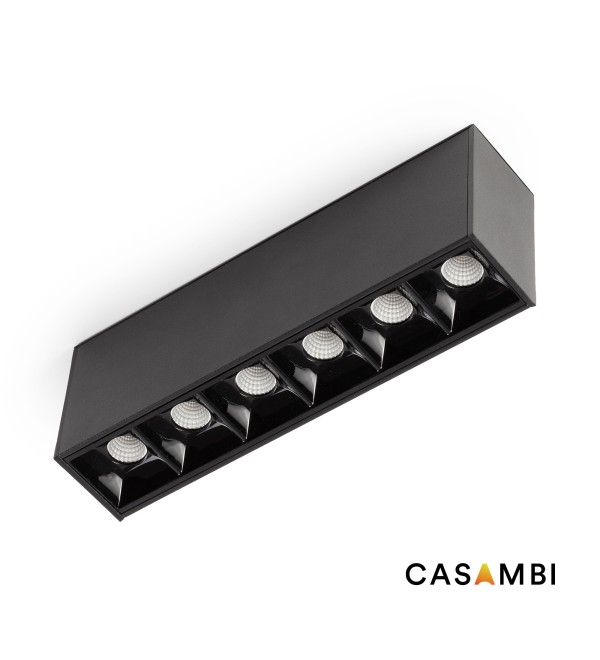 Светильник Neso Point 6 3000K 12° черный CASAMBI 5010293012W