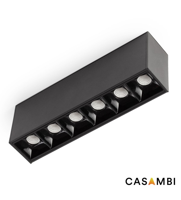 Светильник Neso Point 6 3000K 12° черный CASAMBI 5010293012W