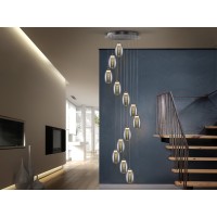 Подвесной светильник Nebula LED 12L хром