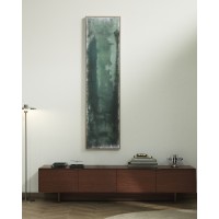 Абстрактная картина Selnar зеленая 182 x 47 см