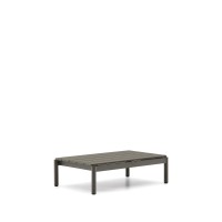 Журнальный столик Sorells из зеленого алюминия 57 x 91 см