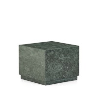 Приставной столик Sorein из черного мрамора 50 x 50 см