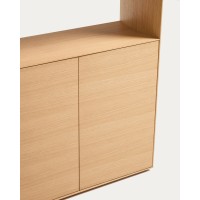 Стеллаж Visala из дубового шпона, 90 x 209 см