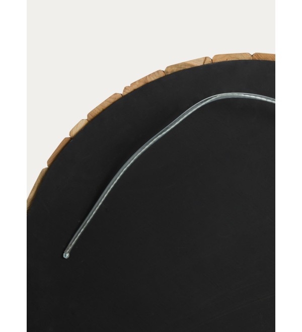Зеркало Ellipse древесина