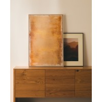 Абстрактная картина Selnar желтая 60 x 90 см