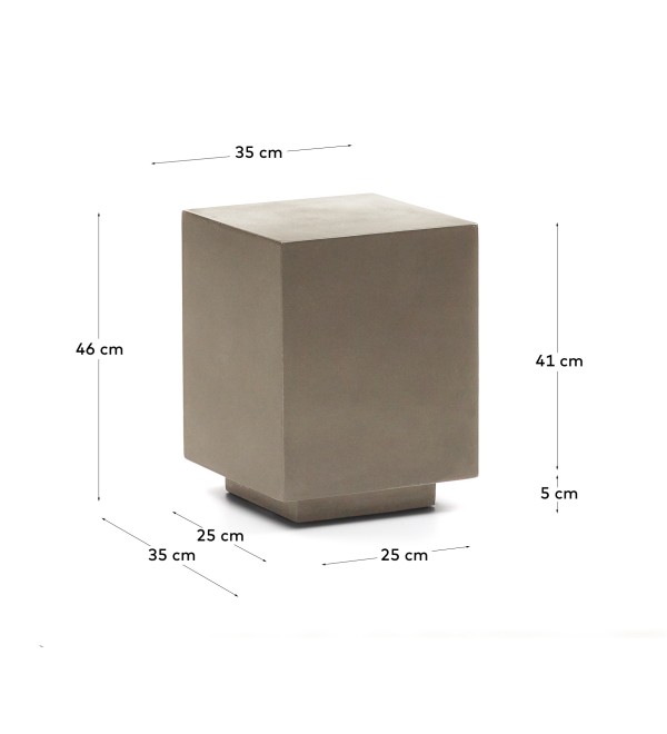 Rustella Приставной столик из цемента 35 x 35 см
