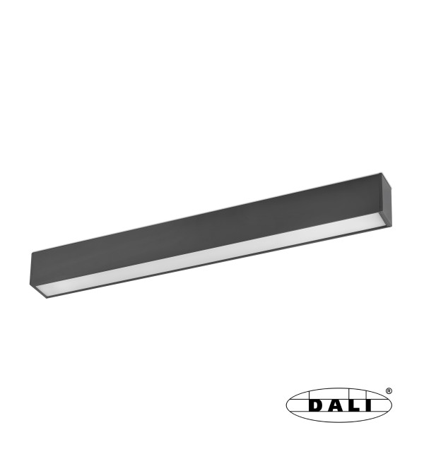 Потолочный светильник Via DALI черный 56CM 18W 3000K