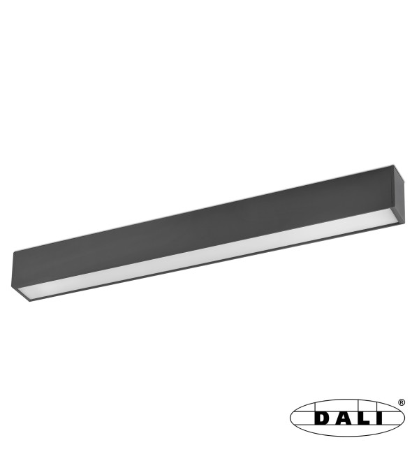 Потолочный светильник Via DALI черный 56CM 18W 3000K