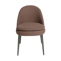 Стул 4236 из темно-коричневой ткани
