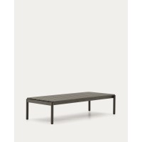 Журнальный столик Sorells из зеленого алюминия 63 x 149 см
