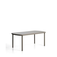 Уличный стол Joncols из алюминия с бежевой отделкой 180 x 90 см