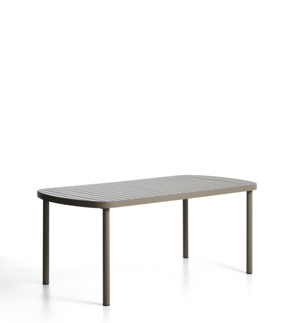 Уличный стол Joncols из алюминия с бежевой отделкой 180 x 90 см