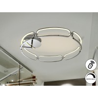 Потолочный светильник Colette Ø80 хром DIM