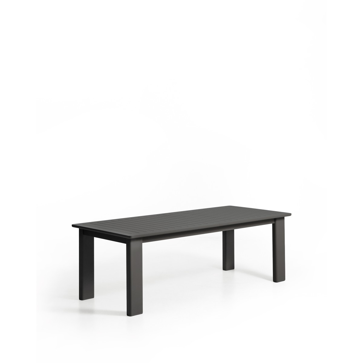 Раздвижной уличный стол Livorno из графитового алюминия, 233(350) x 100 см