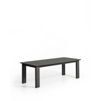 Раздвижной уличный стол Livorno из графитового алюминия, 233(350) x 100 см