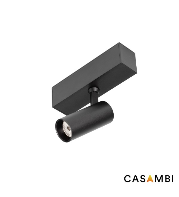 Светильник Neso Hole 5W 2700K 40° черный Casambi