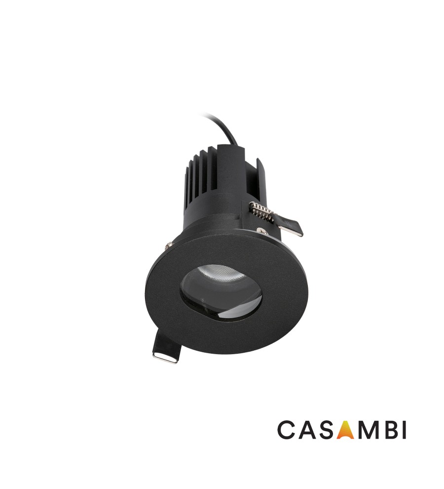 Встраиваемый точечный светильник KIRA PINHOLE ORI IP65 6W черный 24є 4000K CASAMBI