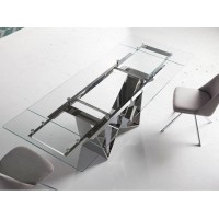 Раздвижной стеклянный стол CT2302 /1027