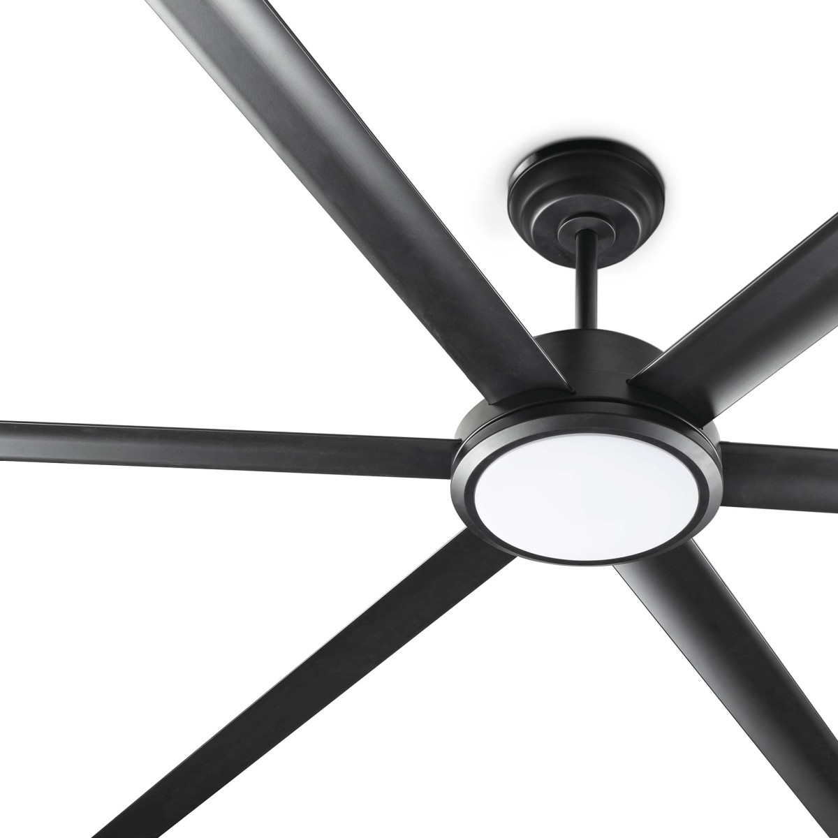 Потолочный вентилятор ROTTERDAM 25 XXL Ш2500MM черный 6P 32W LED 3000K