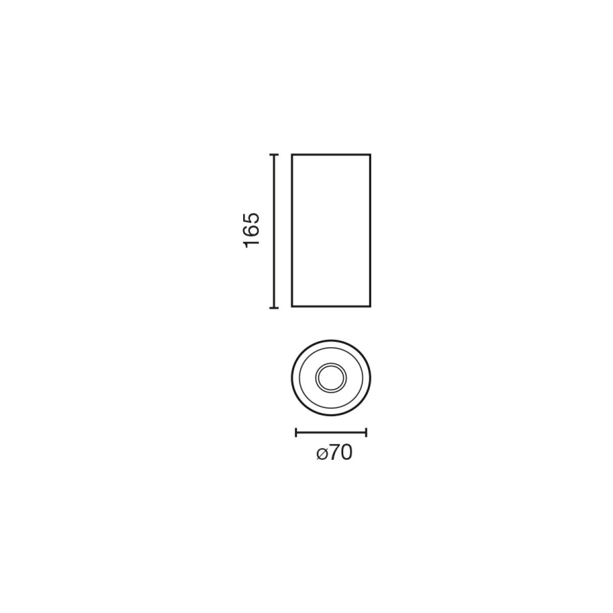 FOST Потолочный светильник Ш70 28W белый 60° 4000K CRI90