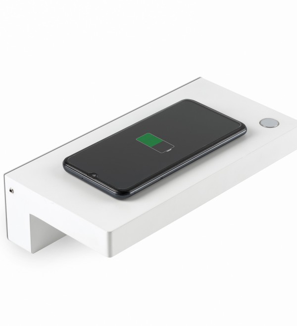 Бра Well с беспроводной зарядкой +USB