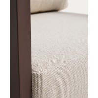 Уличное кресло Nerano из коричневого алюминия