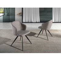 Стул F3208-GRIS /4057 черные ножки