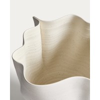 Ваза Nilea из кремовой керамики, 35 см
