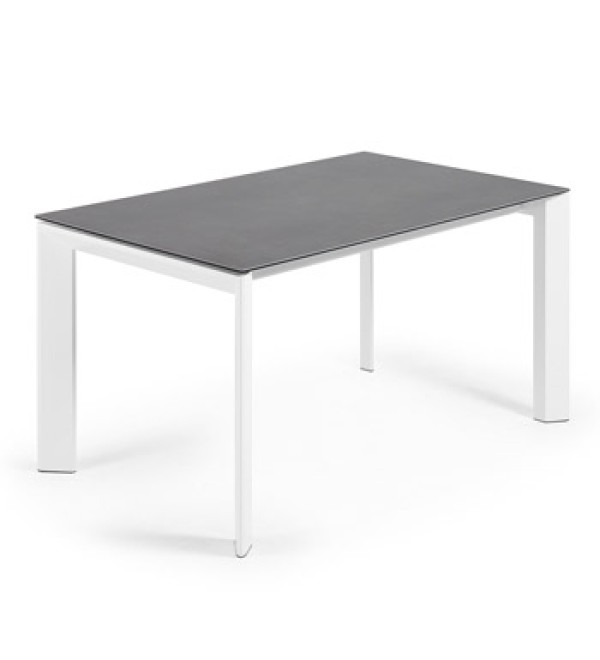 Стол Atta 140 (200) x90 белый керамический