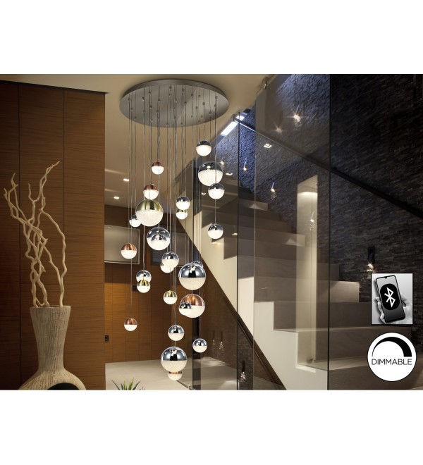 Подвесной светильник Sphere LED 27L Ø80 DIM BLUETOOTH CCT цветной