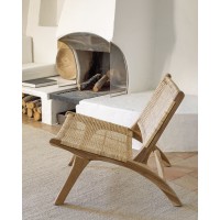 Кресло Beida из массива тика