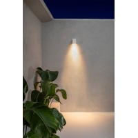 Уличный настенный светильник KOV квадратный белый LED 6W 2700K 14°