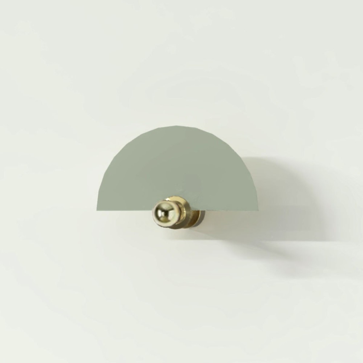 Бра Haban 25 см + цоколь 5 см Цвет Shiny Gold; Verde Mole