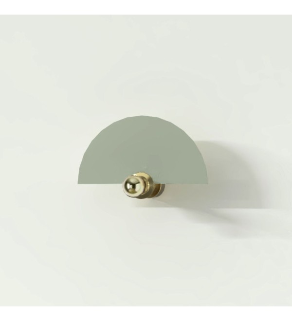 Бра Haban 25 см + цоколь 5 см Цвет Shiny Gold; Verde Mole