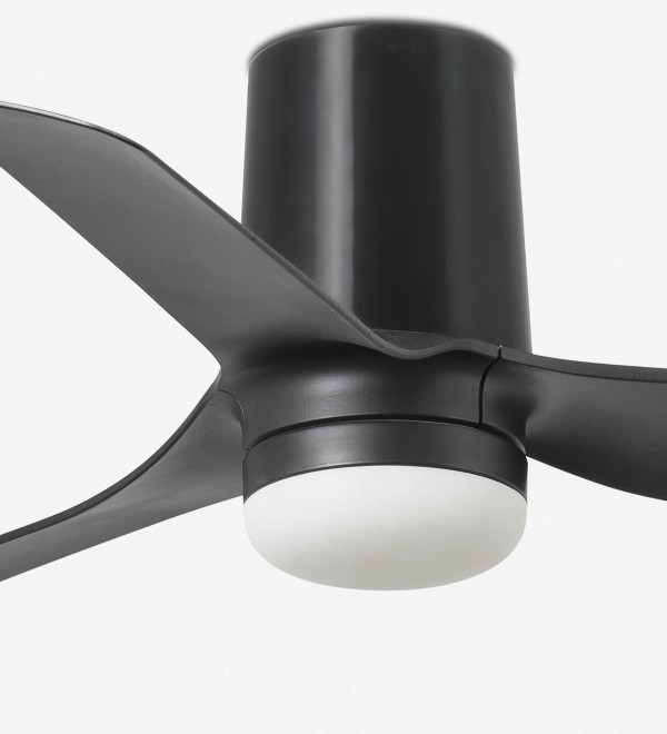 Потолочный вентилятор MINI PUNT TUB S LED Ш900mm черный 3 PAL черный 10W CCT