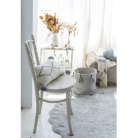 Корзина Древесный жемчужно-голубая 30*30