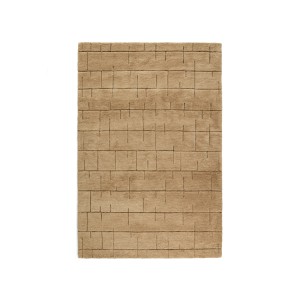 Ковер Helun из смеси шерсти и вискозы коричневый с рисунком, 160 x 230 см