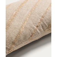 Чехол для подушки Riena бежевого цвета из хлопка и вискозы, 30 x 50 см