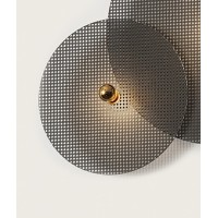 Бра Tan Tan A1053/10 см золотой металл + 1125/60 см черный ротанг
