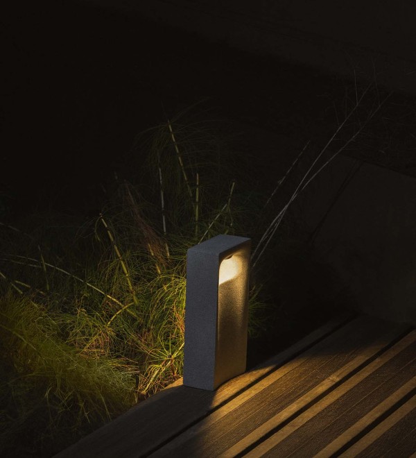 GLINT 400 Уличный маяк цементно-серый LED 6W 2700K