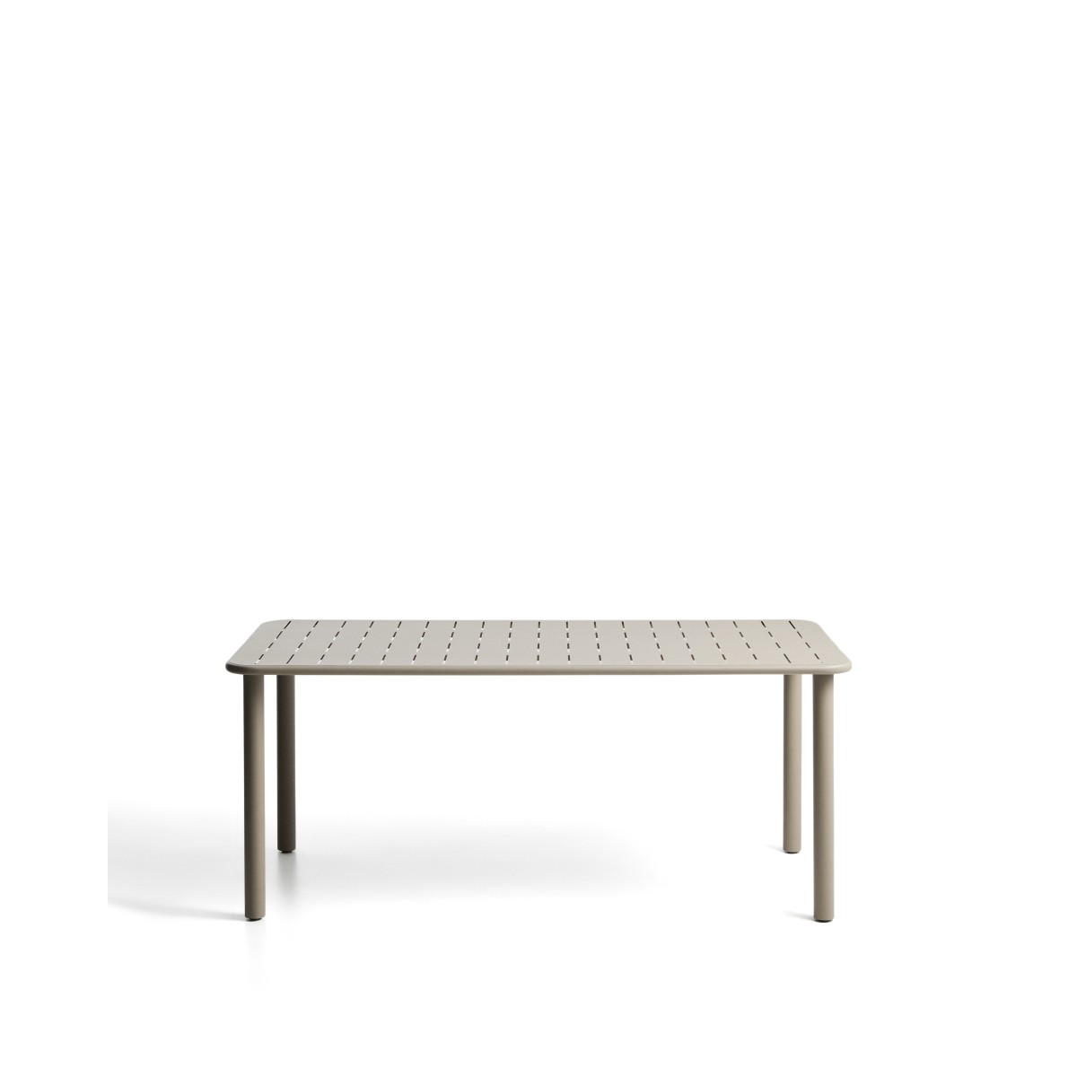 Уличный стол Brai из оцинкованной стали бежевого цвета, 180 x 90 см