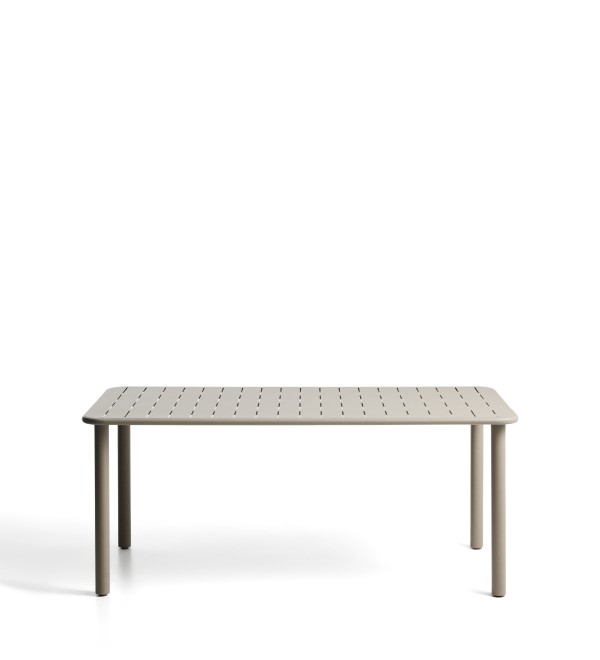 Уличный стол Brai из оцинкованной стали бежевого цвета, 180 x 90 см