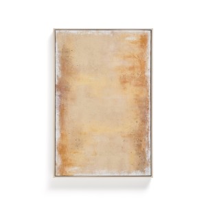 Абстрактная картина Selnar желтая 60 x 90 см