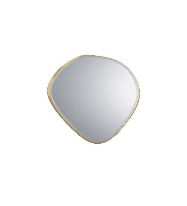 Зеркало овальное Mimo 80X80 золотое