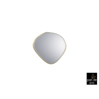 Зеркало овальное Mimo 80X80 золотое