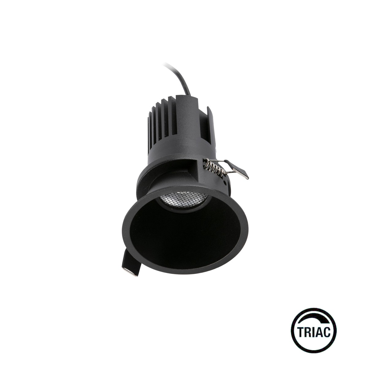 Встаиваемый светильник TULIPA DOWN SIM IP65 15W черный 15° 2700K CRI90 TRIAC