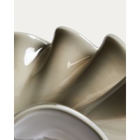 Ваза Lurea из серовато-зеленого стекла, 57 x 37 см